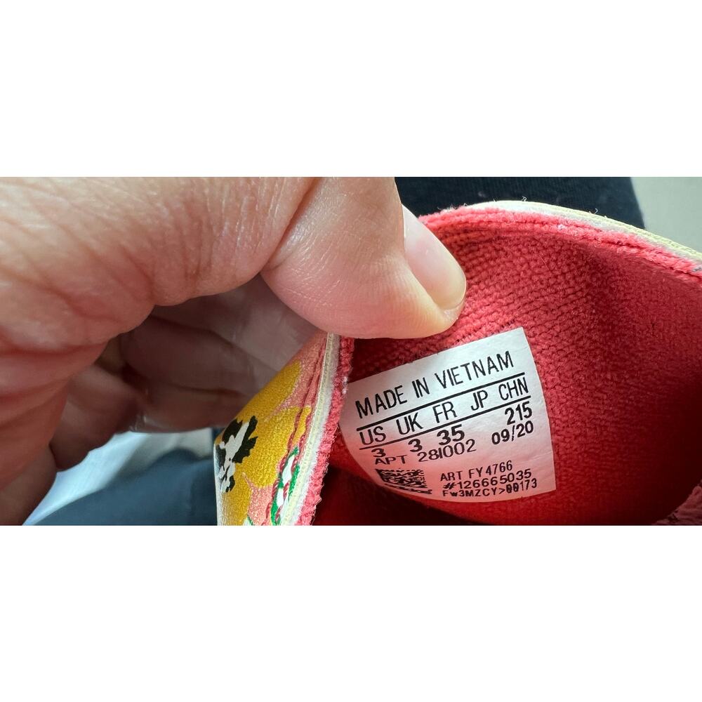 Adidas Kid's Adilette Lite Slides - Hazy Rose / Cloud White size 3 Big Kid - Picture 7 of 7